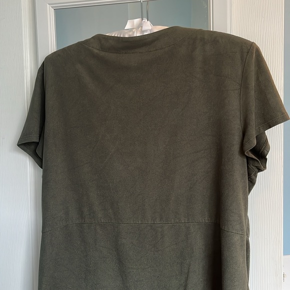 Faux suede tee - Picture 4 of 5